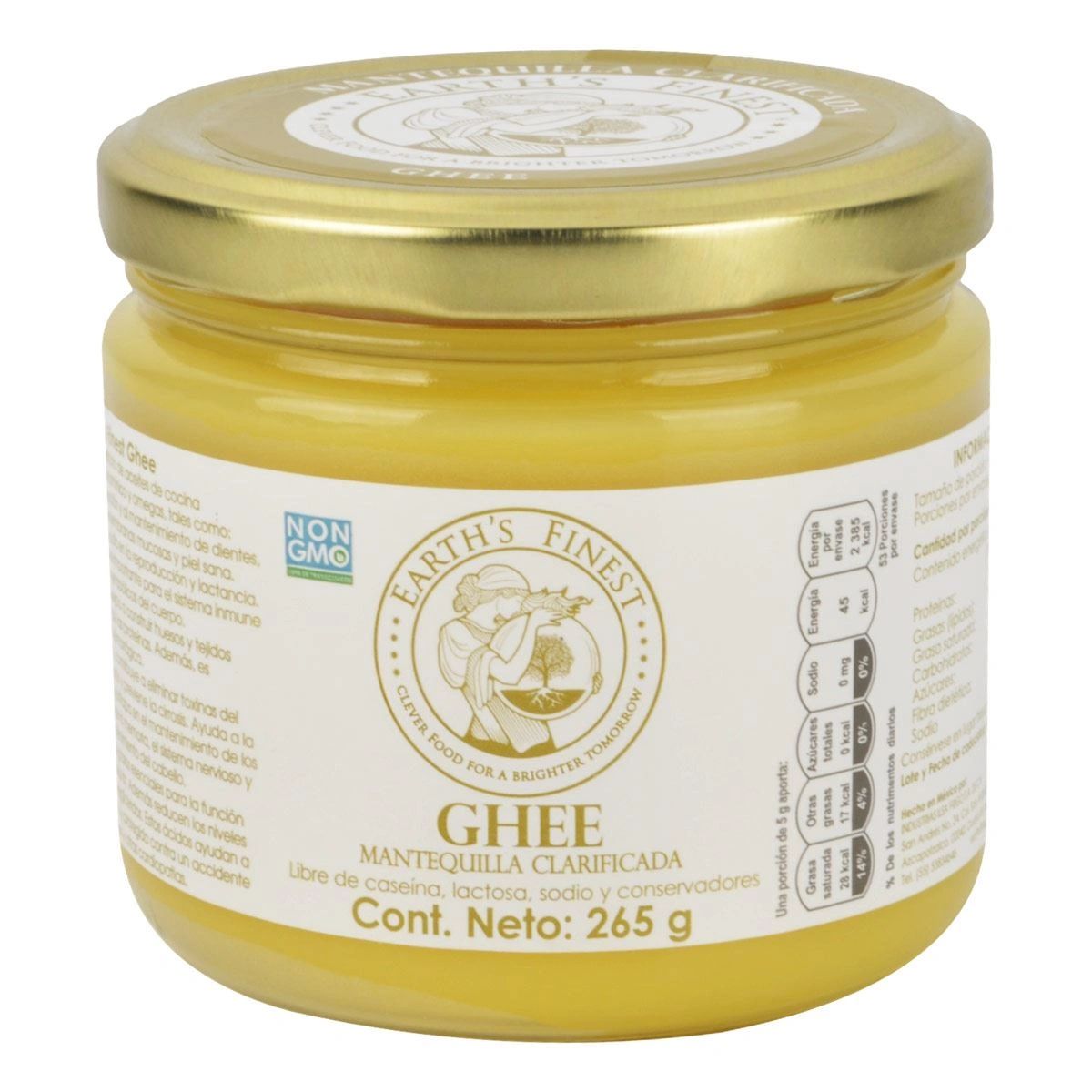 Ghee Mantequilla Clarificada 265gr Earth's Finest